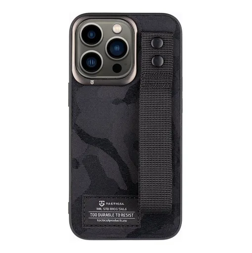 Apple iPhone 13 Tactical camo troop hátlap tok (Fekete)