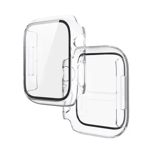 Apple Watch 7/Watch 8 41mm Hoco WS3 Shadow tok beépített üvegfóliával (Átlátszó)