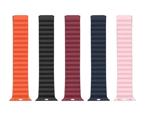 XO BT01B mágneses szilikon óraszíj Apple Watch 42/44/45 mm (Kék)