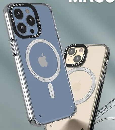 Apple iPhone 14 Pro MOLAN CANO HN8 strapabíró hátlap tok (Átlátszó)