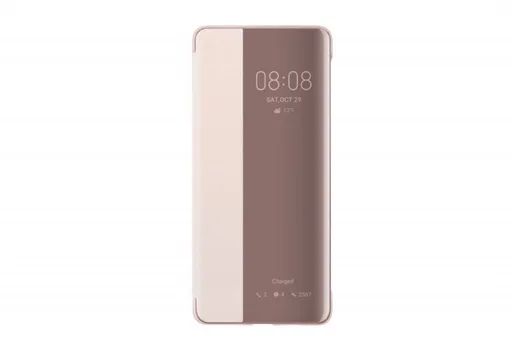 Huawei P30 Pro smart view flip gyári notesz tok, (Pink)