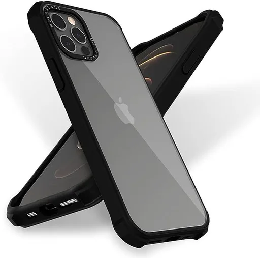 Apple iPhone 12 Pro Max MOLAN CANO HN7 Magsafe strapabíró hátlap tok (Fekete)