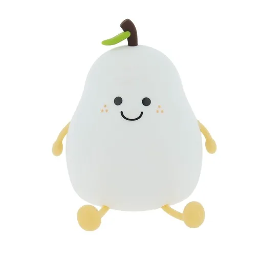 Forever Lucky Pear FNL-02 több színben világító LED éjszakai lámpa, beépített akkumulátorral fehér,RGB