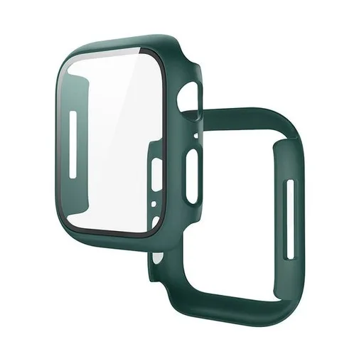 Apple Watch 7 41mm / Watch 8 41mm Hoco WS3 Shadow tok beépített üvegfóliával (Zöld)