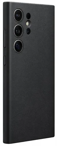 Samsung Galaxy S24 Ultra Leather tok (Fekete)