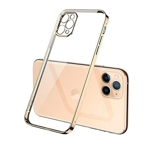 Samsung Galaxy S24 Ultra electroplate kameravédős szilikon hátlap tok (Arany)