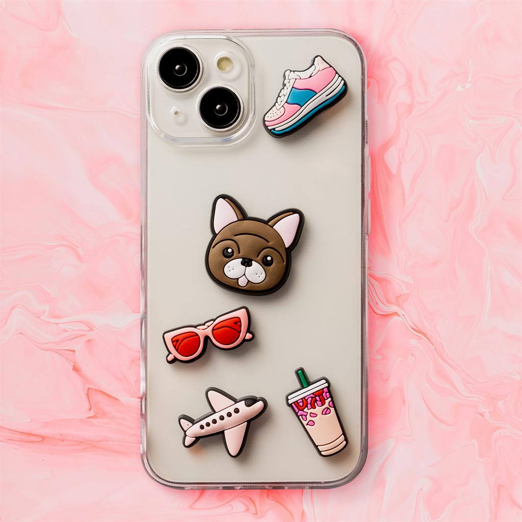 3D dekor matrica szett 5 db (Rózsaszín)