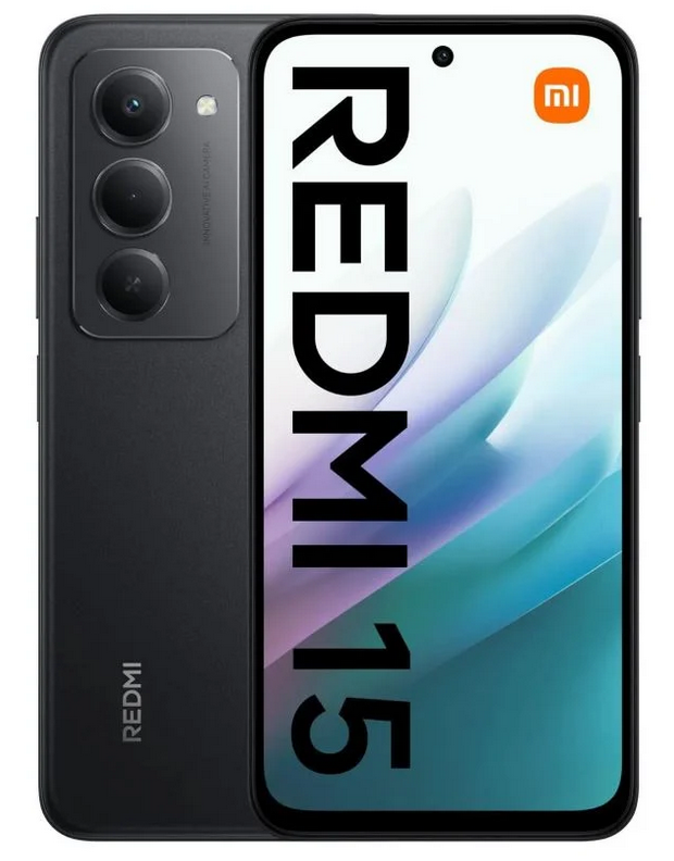 Xiaomi Redmi 15 4G Dual Sim 256GB (Fekete) 8GB RAM