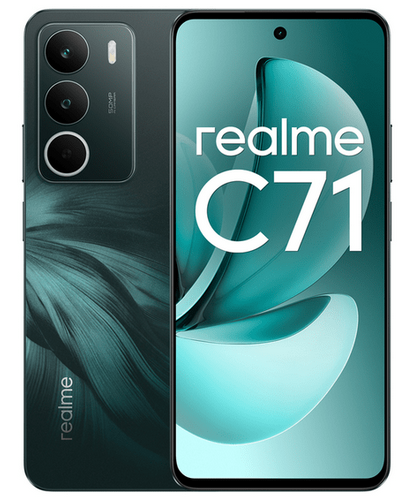 Realme C71 Dual Sim 6GB RAM 128GB (Fekete)