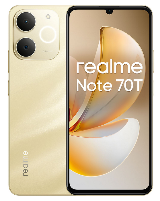 Realme Note 70T Dual Sim 4GB RAM 128GB (Arany)