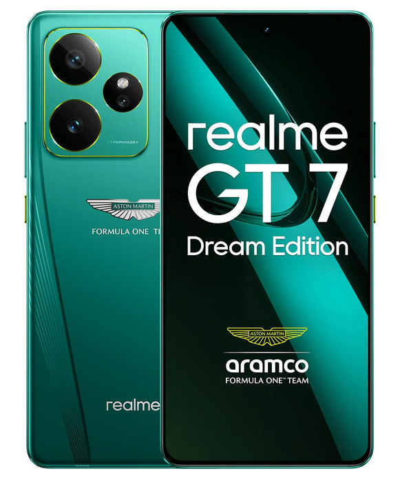 Realme GT 7 5G Dream Edition Dual Sim 16GB RAM 512GB Aston Martin (Zöld)