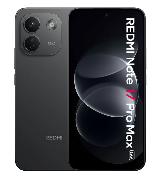 Xiaomi Redmi Note 17 Pro Max 5G Dual Sim 8GB RAM 256GB (Fekete)