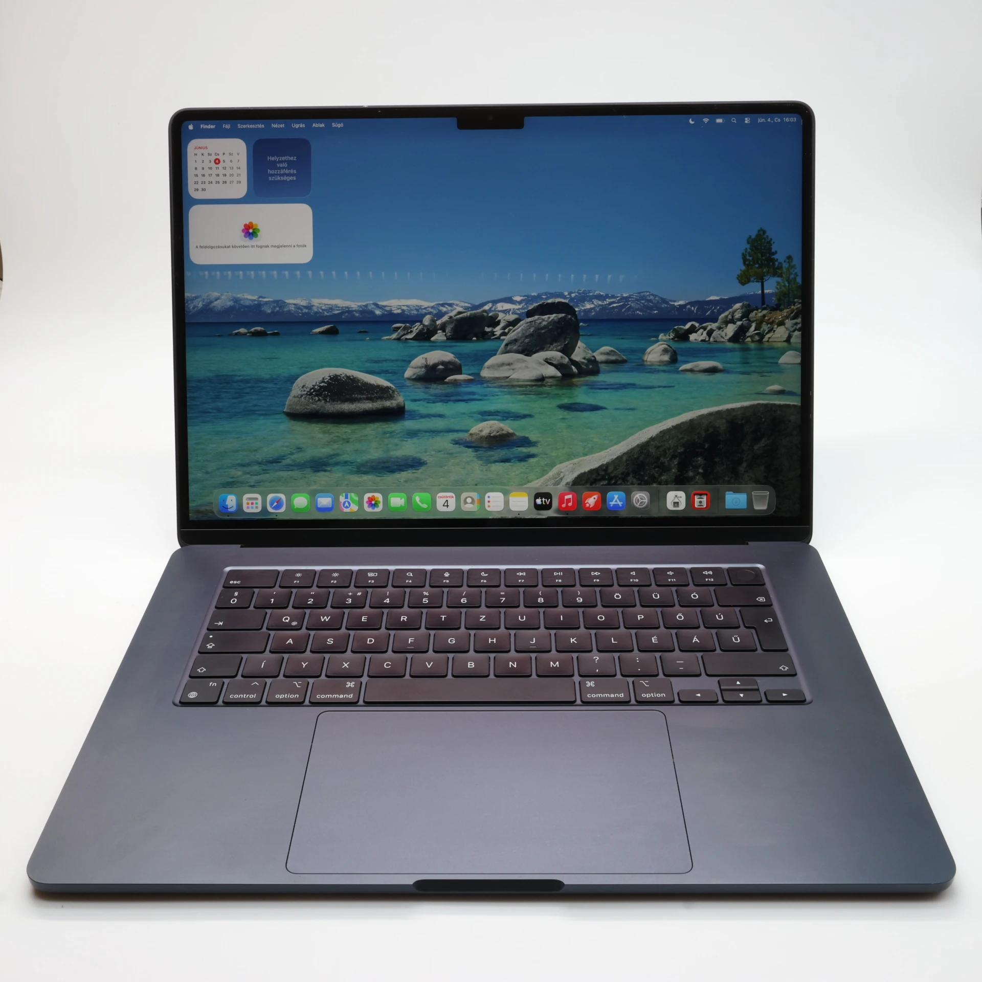 Apple MacBook Air M2 2023 15" HUN, 256 GB, Midnight, 8 GB, "A"