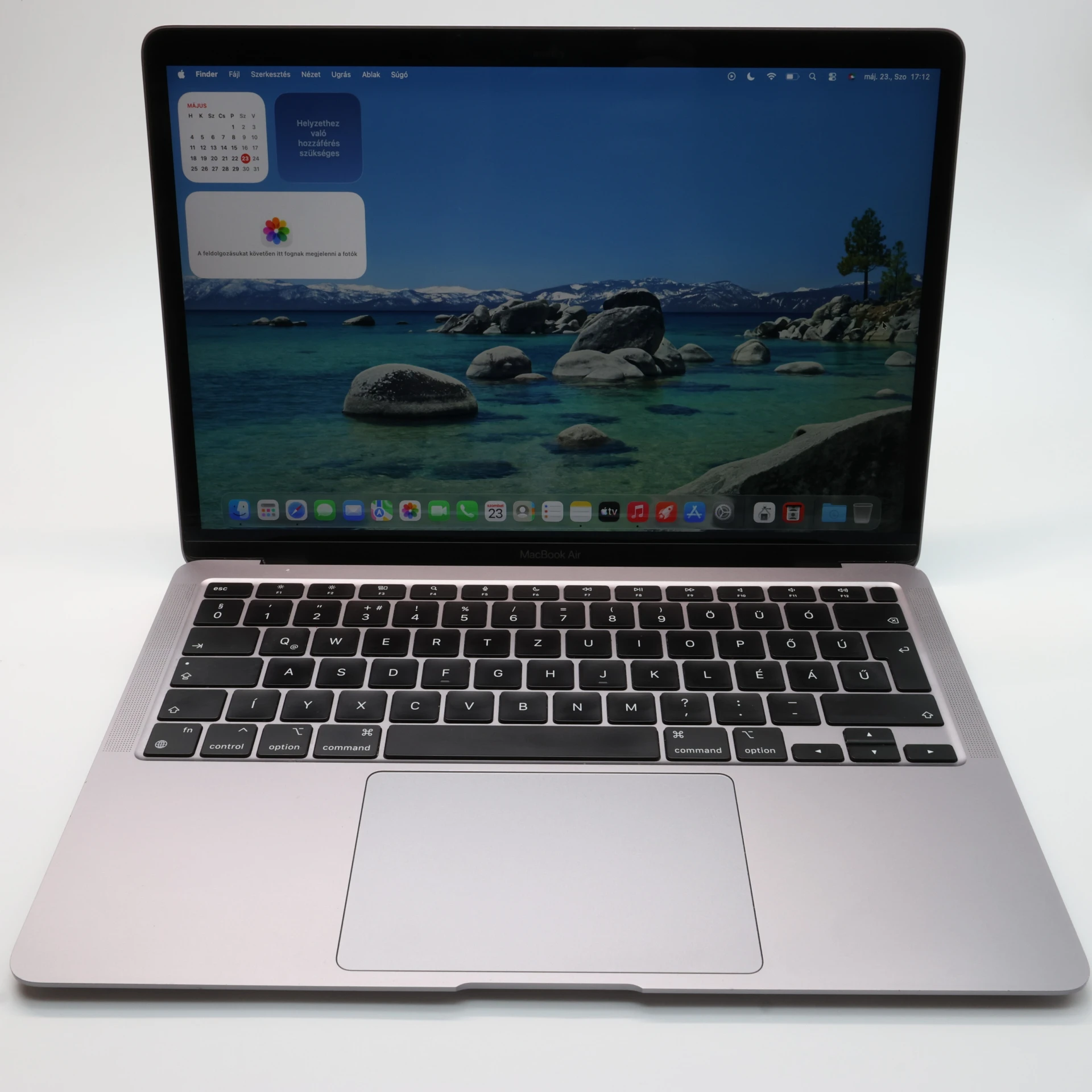 Apple MacBook Air 13″ 2020 HUN, 256 GB, Space Gray, M1, 8 GB, SSD, "A"