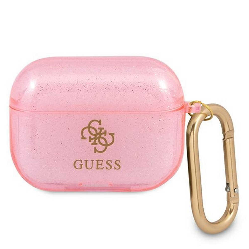 AirPods Pro Guess Glitter tok (Rózsaszín) - GUAPUCG4GP