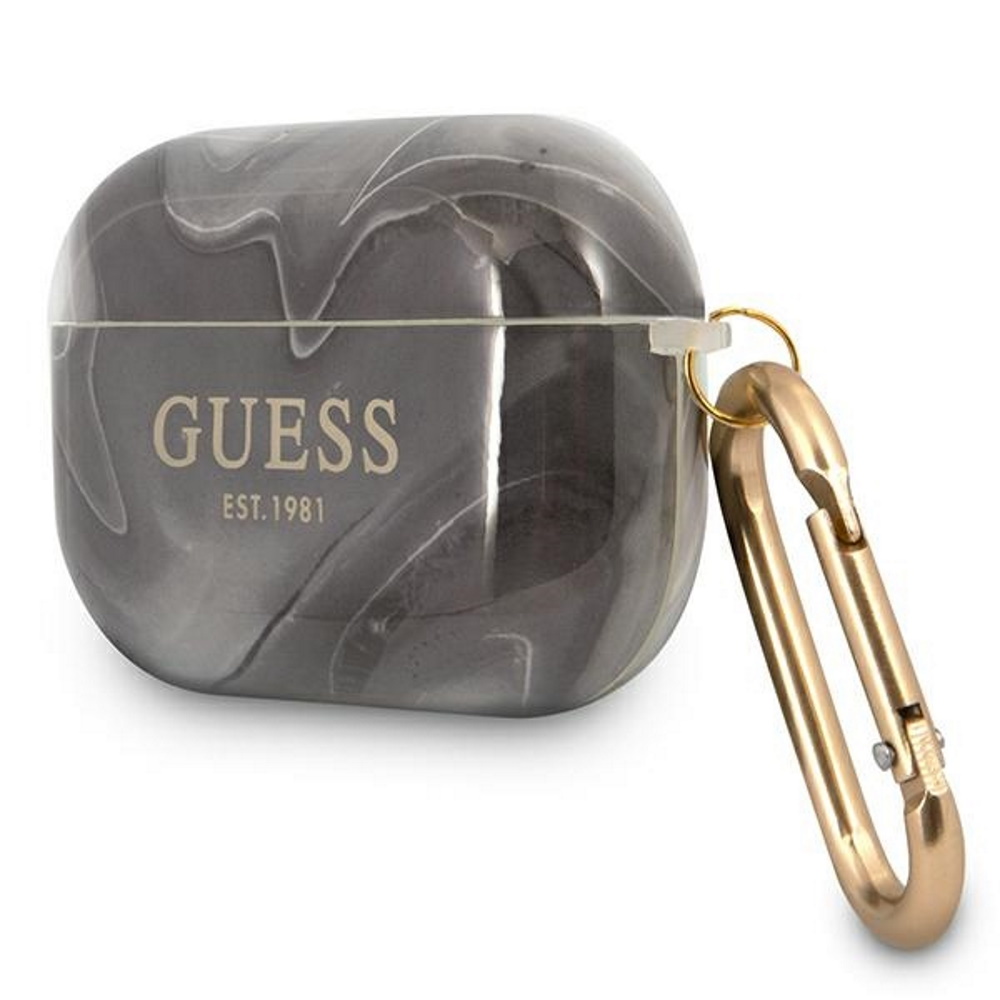 AirPods Pro Guess Marble tok (Fekete) - GUAPUNMK