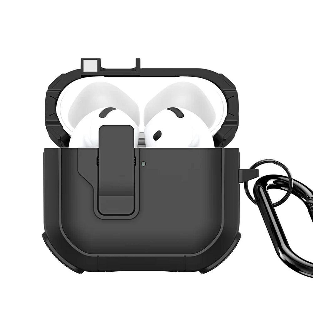Apple AirPods 4 Dux Ducis Pepc tok (Fekete)