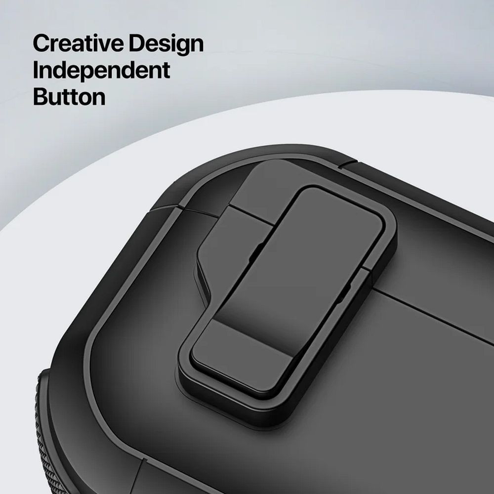Apple AirPods 4 Dux Ducis Pepc tok (Fekete)
