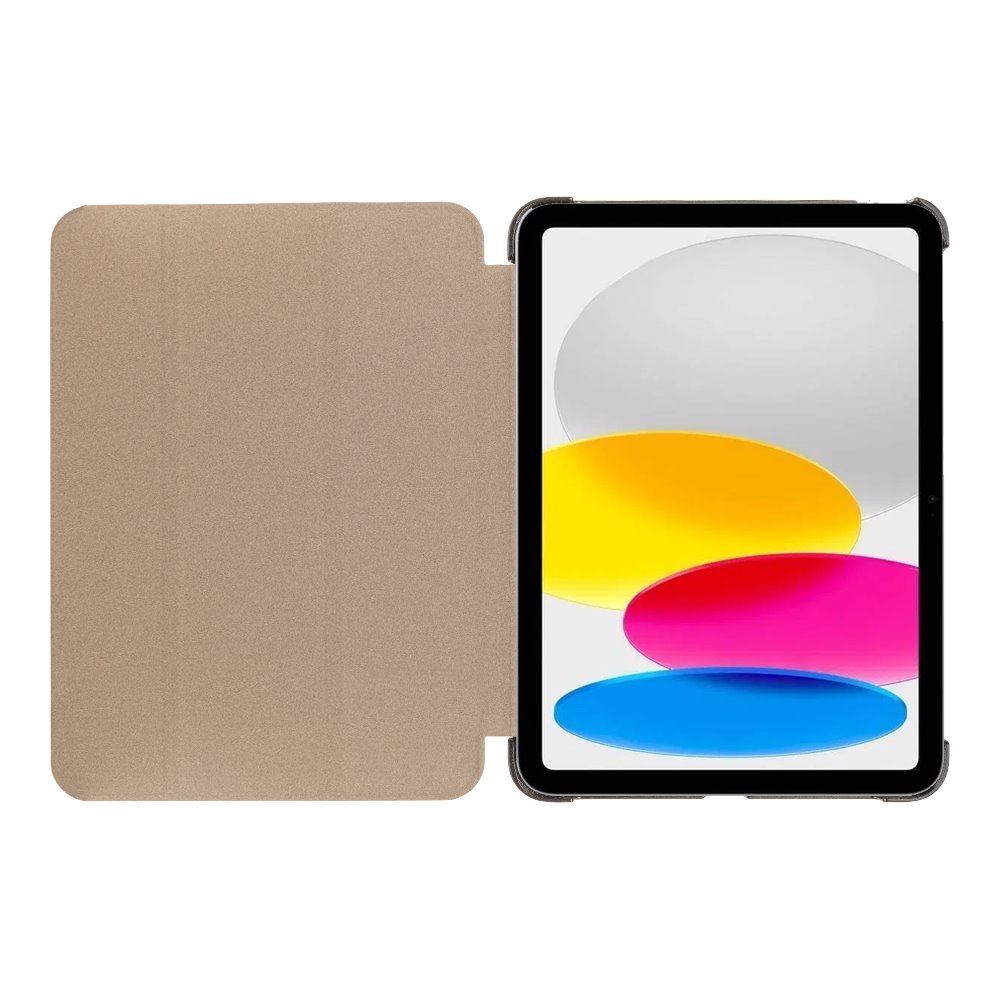Apple iPad 10.9 2022 / iPad 11 2025 Tactial Tri Fold tablet tok (Fekete)