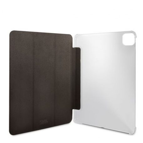 Apple iPad Pro 11 (2021) Karl Lagerfeld Metal Saffiano tok (Fekete) – KLFC11OKMK