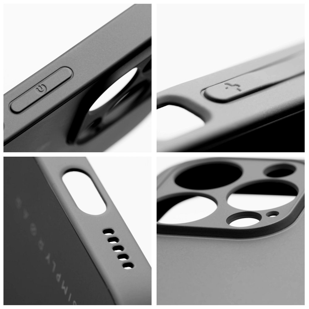 Apple iPhone 11 Roar matt üveg hátlap tok (Fekete) 2