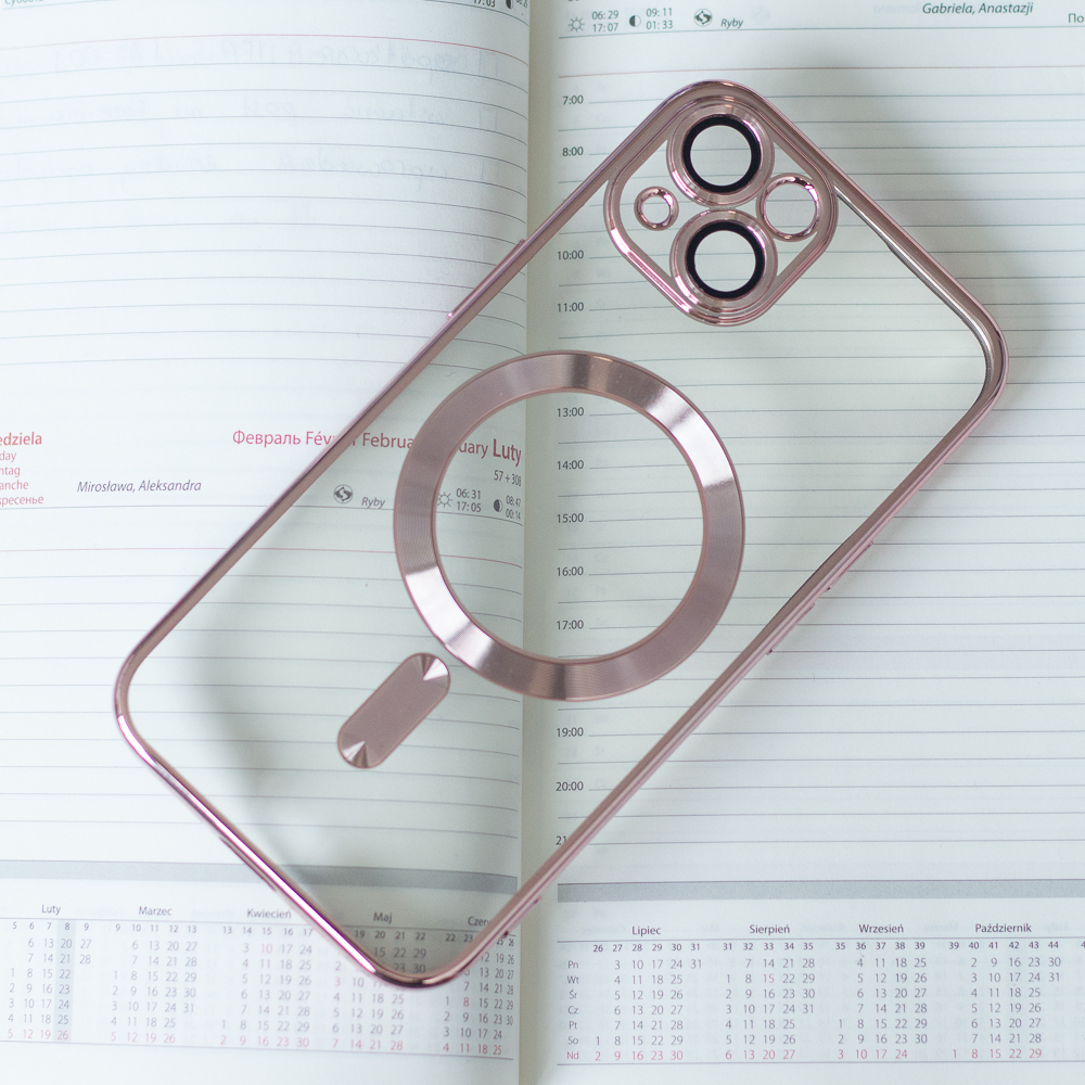 Apple iPhone 11 Color Chrome Magsafe hátlap tok (Rosegold)