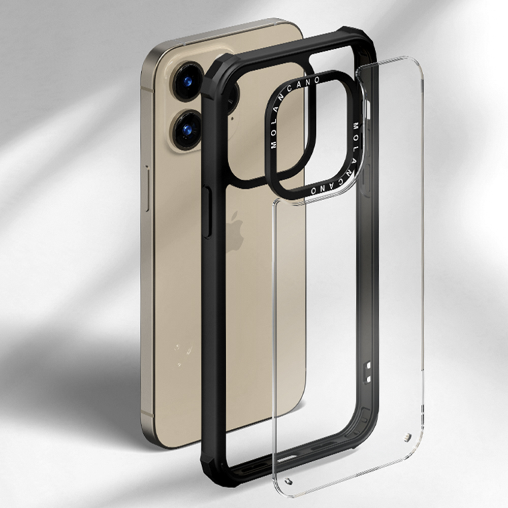 Apple iPhone 11 MOLAN CANO HN7 strapabíró hátlap tok (Fekete) 4