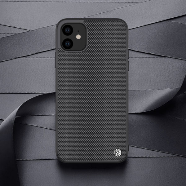 Apple iPhone 11 Nillkin textured hátlap tok (Fekete) 1
