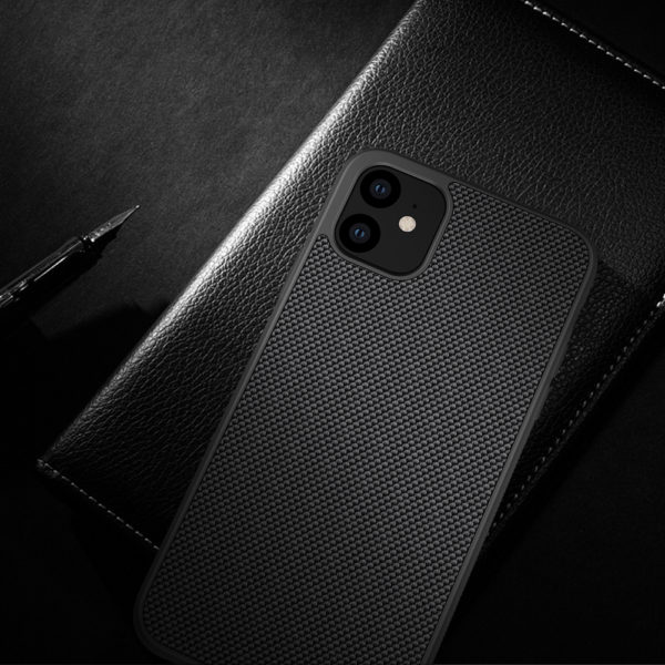 Apple iPhone 11 Nillkin textured hátlap tok (Fekete) 2