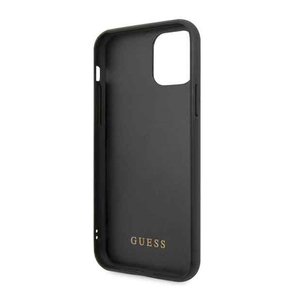 Apple iPhone 11 Pro Guess Gold Glitter Marble tok (Fekete) - GUHCN58MGGBK
