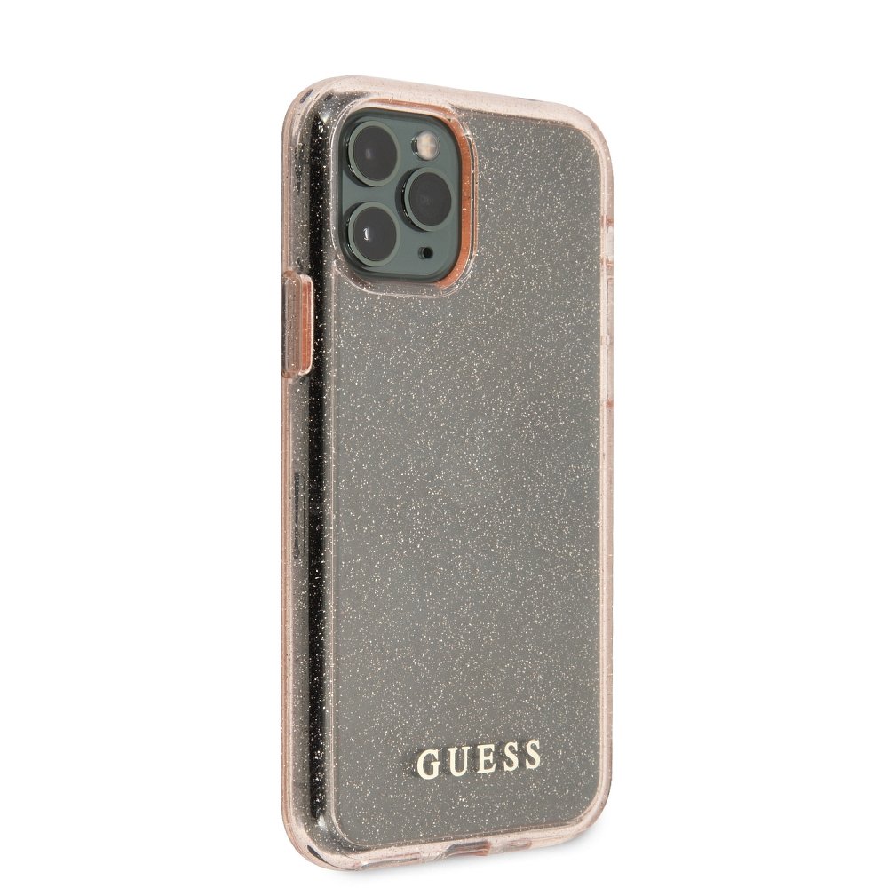 Apple iPhone 11 Pro Max Guess Original Faceplate tok (Rózsaszín) - GUHCN65PCGLPI