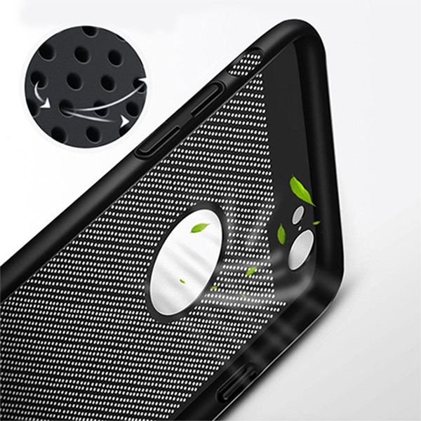 Apple iPhone 11 Pro Max mesh hátlap tok (Fekete)