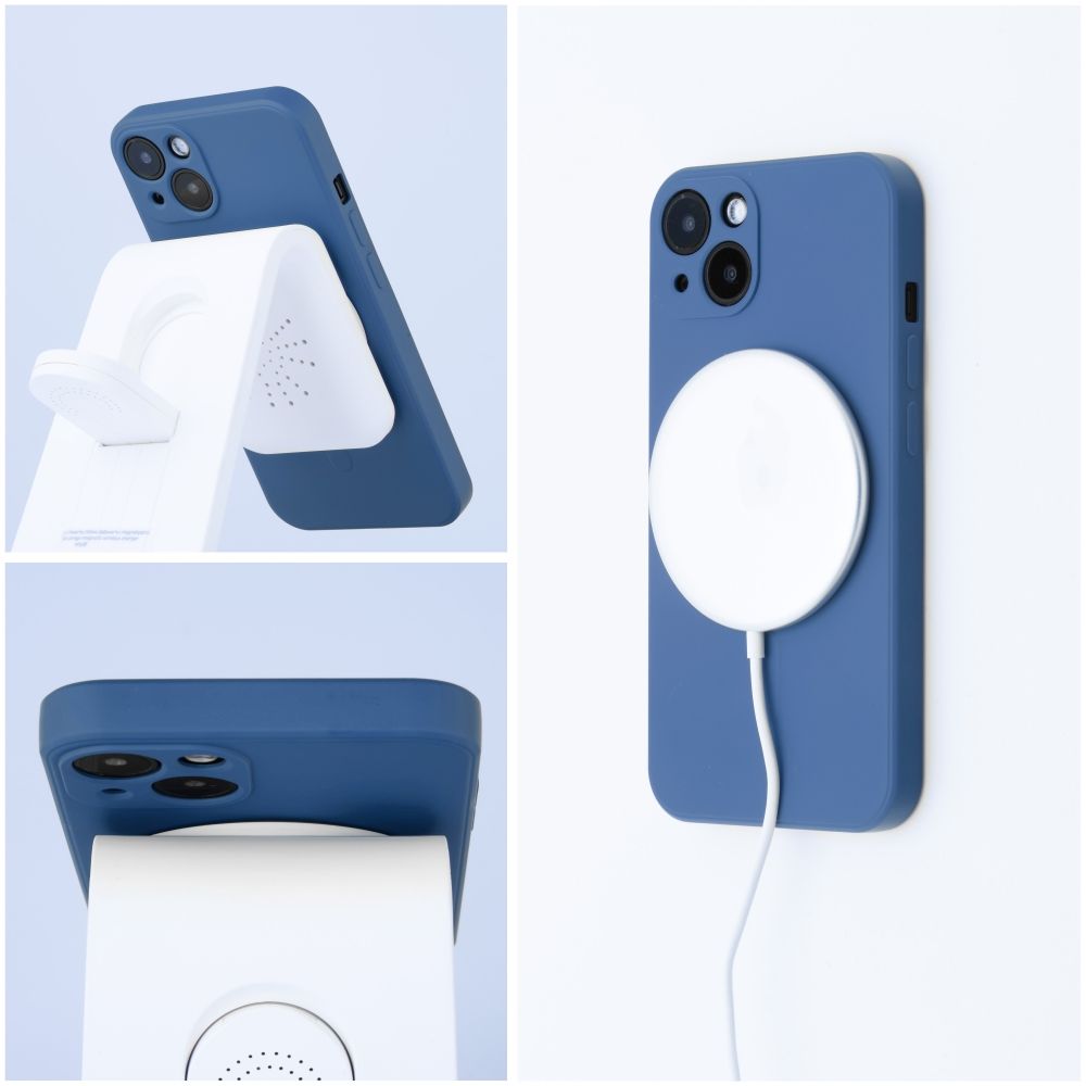 Apple iPhone 11 Silicone mag cover magsafe hátlap tok (Kék)