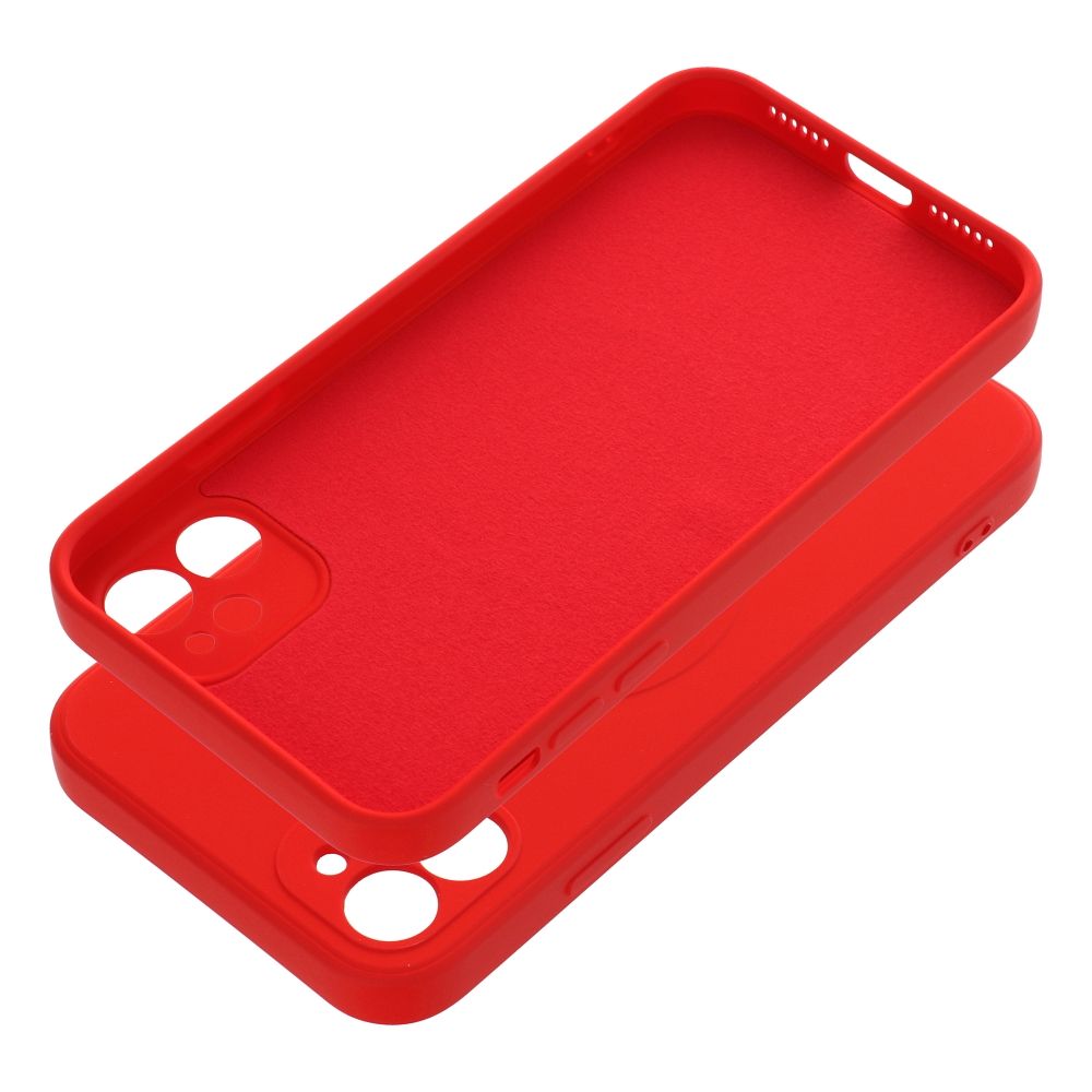 Apple iPhone 11 Silicone mag cover magsafe hátlap tok (Piros)