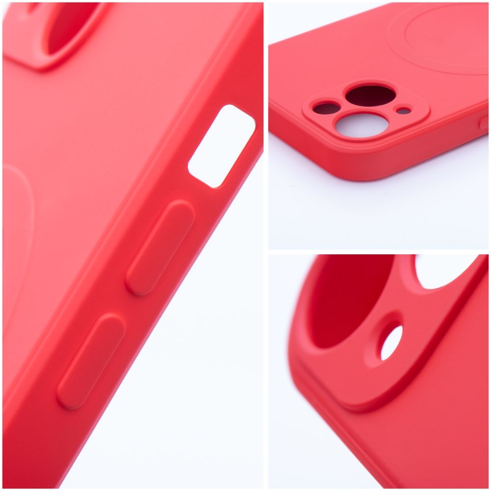 Apple iPhone 11 Silicone mag cover magsafe hátlap tok (Piros)