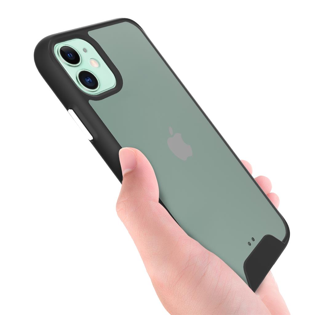 Apple iPhone 11 TOKO Silk hátlap tok (Fekete)