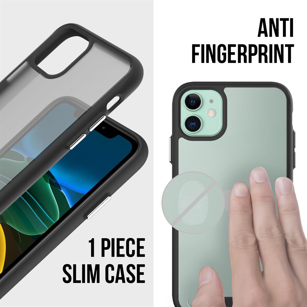 Apple iPhone 11 TOKO Silk hátlap tok (Fekete)