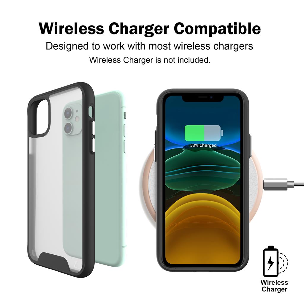 Apple iPhone 11 TOKO Silk hátlap tok (Fekete)