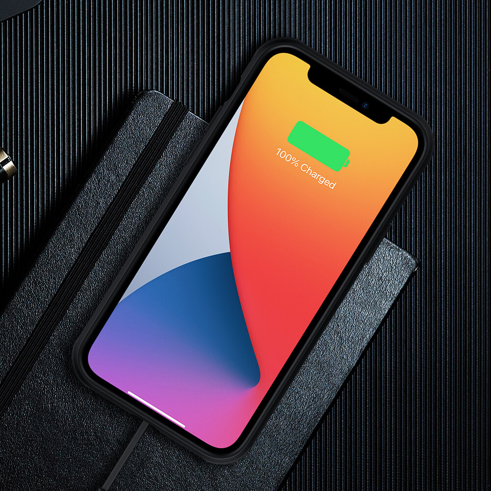 Apple iPhone 12 / iPhone 12 Pro Nillkin Super frosted shield pro strapabíró hátlap tok (Kék) 12