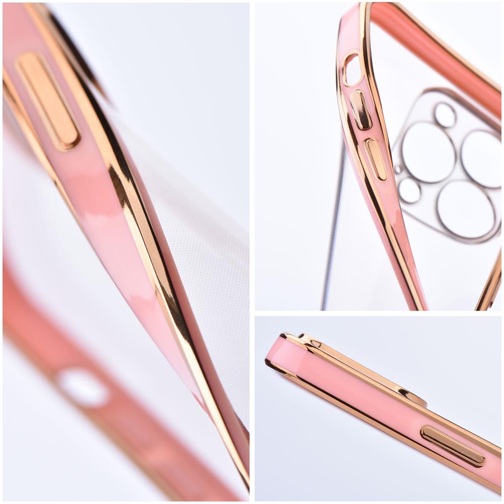 Apple iPhone 12 Pro Forcell lux szilikon hátlap tok (Rózsaszín) 5