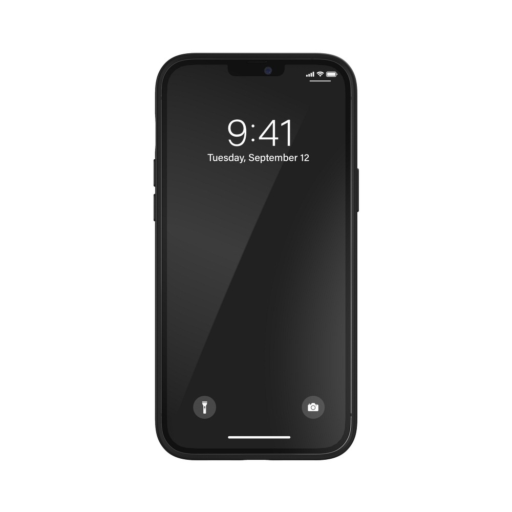 Apple iPhone 12 Pro Max (6,7") Adidas Moulded prémium hátlap tok, fekete-fehér