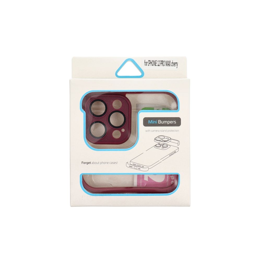 Apple iPhone 12 Pro Max Mini Bumpers tok kameravédelemmel cseresznye
