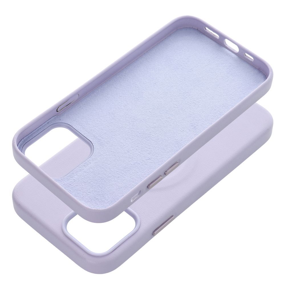 Apple iPhone 12 Pro Roar Leather magsafe hátlap tok (Lila)