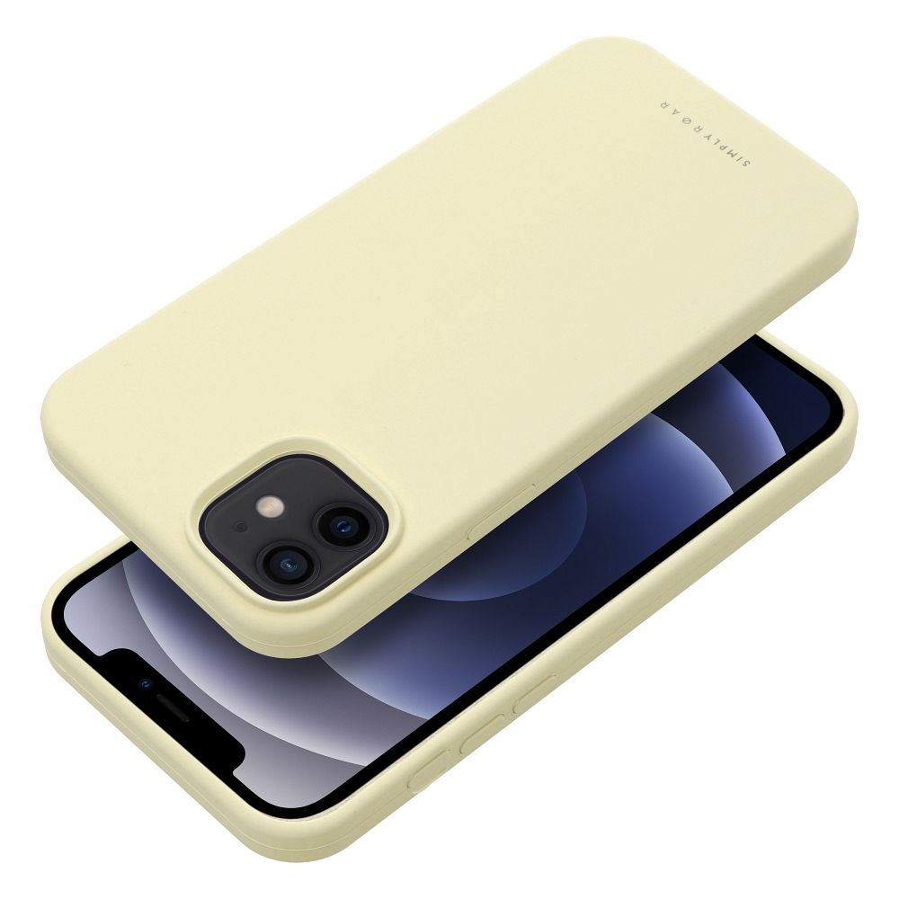 Apple iPhone 12 Roar Cloud Skin hátlap tok (világos sárga)