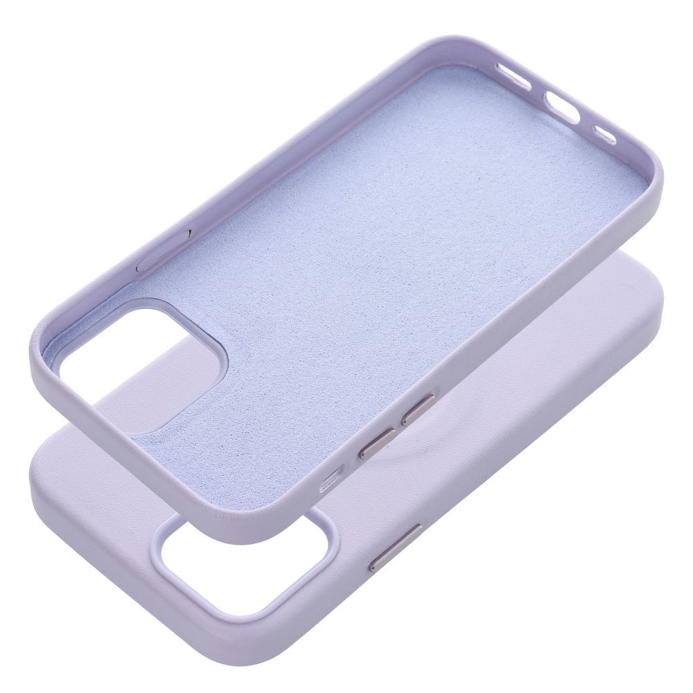 Apple iPhone 12 Roar Leather magsafe hátlap tok (Lila)