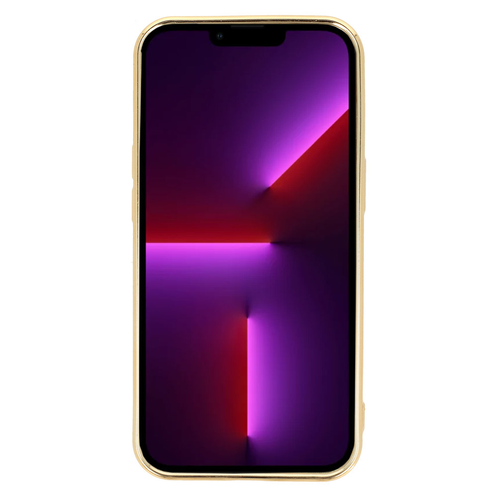 Apple iPhone 13 Beauty átlátszó hátlap tok (Arany)