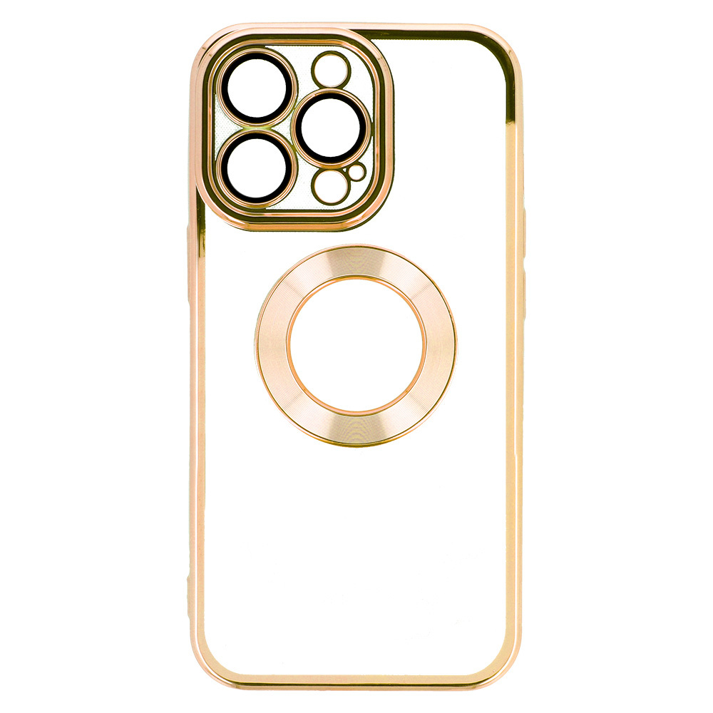 Apple iPhone 13 Beauty átlátszó hátlap tok (Arany)
