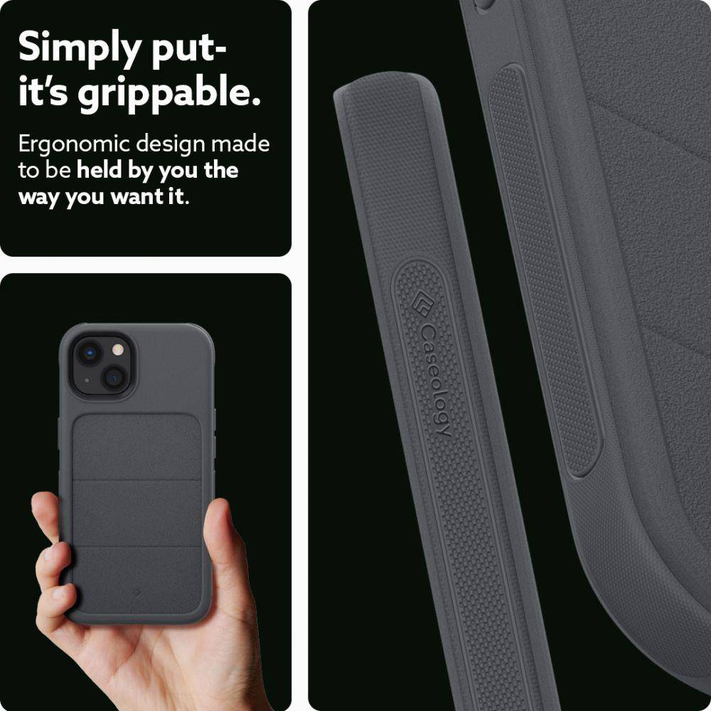 Apple iPhone 13 Caseology stratum magsafe hátlap tok (Szürke)