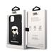Apple iPhone 13 Karl Lagerfeld Liquid Silicone Ikonik NFT tok (Fekete) – KLHCP13MSNIKBCK