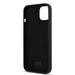 Apple iPhone 13 Karl Lagerfeld Liquid Silicone Ikonik NFT tok (Fekete) – KLHCP13MSNIKBCK
